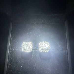 VVS1 Round Moissanite Earrings